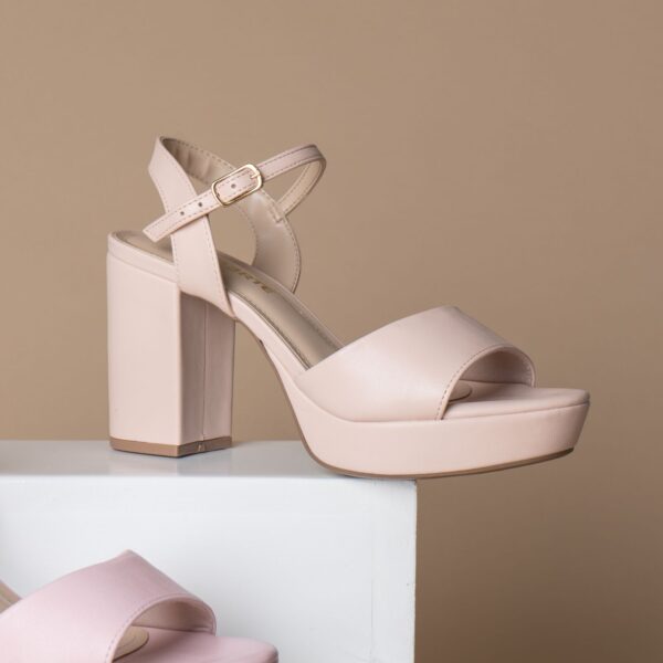 141006 VIAMARTE SANDALIA CON PLATAFORMA TACON 8 CMS PALO ROSA NAPA