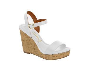 6283.2000.29044 VIZZANO SANDALIA TACON MADERA CORRIDO 10 CMS BLANCO PELICA